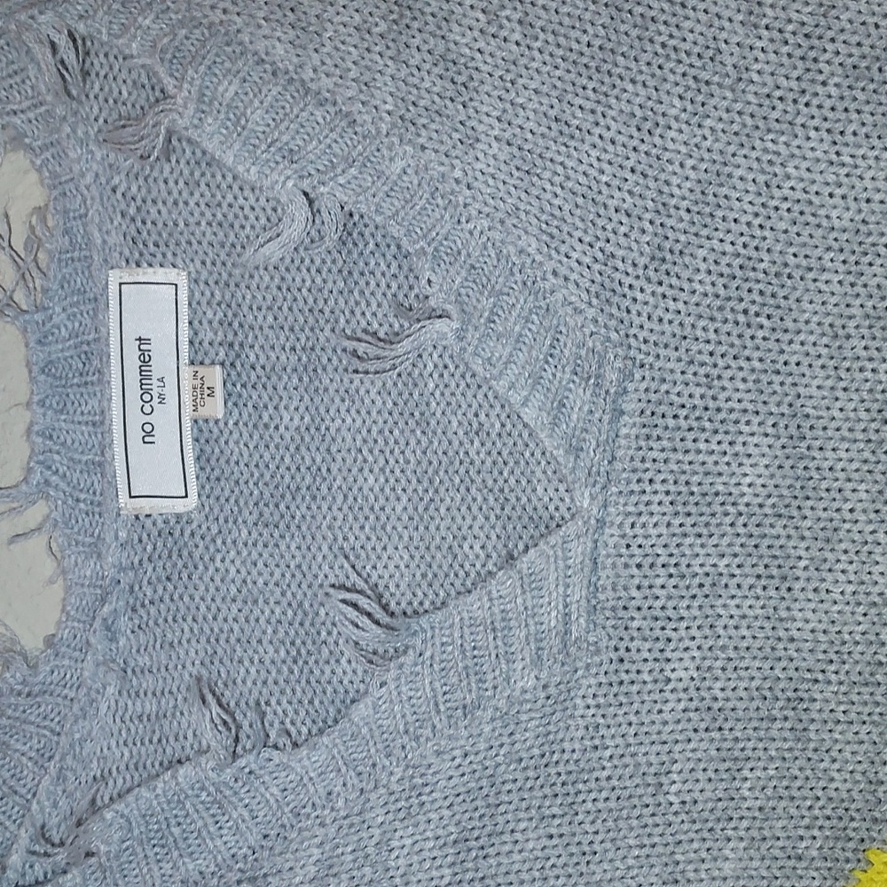 No Comment Crop Sweater - Picture 3 of 9